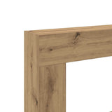 Fireplace Surround Artisan Oak 81x18x82 cm Engineered Wood 854606