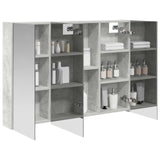 Bathroom Mirror Cabinet Concrete Grey 100 x 14.5 x 70 cm 889122