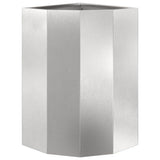 Corner Planter Silver 30 x 30 x 50 cm Stainless steel 883679