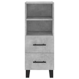 Sideboard Concrete Grey 34.5x34x90 cm Engineered Wood 828696
