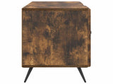 TV Cabinet Smoked Oak 102 x 34.5 x 50 cm Engineered Wood 895620
