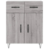 Highboard Grey Sonoma 69.5x34x180 cm Engineered Wood 3200551