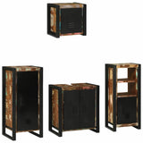 Bathroom Furniture Set 4 pcs Multicolour Solid Reclaimed Wood 3305655