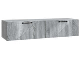 Wall-Mounted TV Cabinet Grey Sonoma 98 x 31 x 30 cm 898731