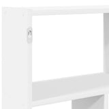 Wall Cube Shelf 12 Compartments White Engineered Wood 860004