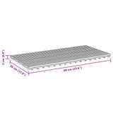 Decking Tile 6 pcs Brown 60 x 30 cm WPC 42046684