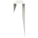 Garden Cover Profile 10 pcs 100 x 6 x 15 cm Steel White 8012951