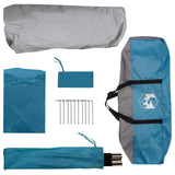 Instant Tent Blue 365 x 380 x 200 cm Polyester and Steel 42028700