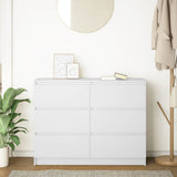 Sideboard White 100x35x76 cm Engineered Wood 3328498