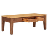 Coffee Table Brown 110 x 55 x 40 cm Solid Mango Wood 42003315