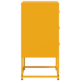 Bedside Cabinet Mustard Yellow 36x39x78 cm Steel 846584