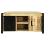 Bench Cabinet Brown 100 x 35 x 50 cm Solid Mango wood 4013617