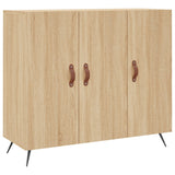 Sideboard Sonoma Oak 90x34x80 cm Engineered Wood 828079