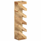 321627 Wine Rack for 5 Bottles Solid Mango Wood