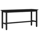 Dining Bench 2 pcs Black Oak 100 x 32.5 x 48.5 cm 873751
