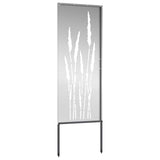 Garden Privacy Screen Silver 50 x 140 cm Galvanised steel 876313