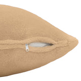 Cushion Cover 6 pcs HEERLEN Cream 80 x 80 cm Faux Rabbit Fur 913784