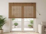 Roller Blind Brown 160 x 220 cm Bamboo 42039777