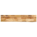 Table Top 180x30x2.5 cm Live Edge Solid Wood Rough Mango 370341