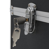 Make-up Case 37x24x35 cm Black Aluminium 91837