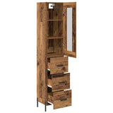 Highboard Old Wood 34.5 x 34 x 180 cm Engineered Wood 3415790