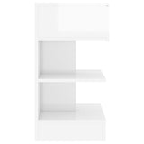 Bedside Cabinets 2 pcs High Gloss White 40x35x65 cm 808661