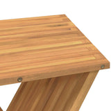 Folding Stool 40x32,5x70 cm Solid Wood Teak 316164