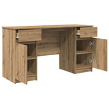 Desk with Drawer Artisan oak 140 x 49 x 76 cm Engineered wood 3328515