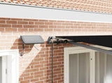 Retractable Awning Black 300 x 250 cm Fabric 3330038