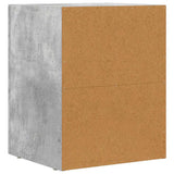Bedside Table 2 pcs Concrete Grey 40 x 35 x 50 cm 891251