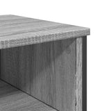 Console Table Grey Sonoma 100x35x74.5 cm Engineered Wood 848532