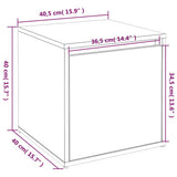 Hallway Furniture Set White Engineered Wood 3082062