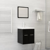Built-in Basin with Faucet 42x39x18 cm Ceramic White 148623
