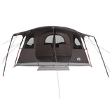Tunnel Tent Brown Grey 427 x 305 x 205 cm Polyester and Steel 42029017