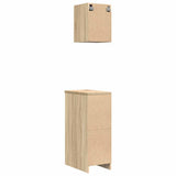 Garage Cabinets 2 pcs Sonoma Oak Engineered Wood 3328316