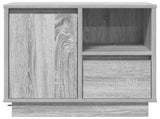 Bedside Cabinet Grey 50 x 34.5 x 50 cm Engineered wood 869588