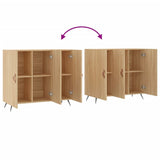 Sideboard Sonoma Oak 90x34x80 cm Engineered Wood 828079