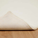 Anti-Slip Faux Rabbit Fur Rug OLITE White 240 x 240 cm 42021622
