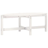 Coffee Table White 118x63x45 cm Solid Wood Pine 822318
