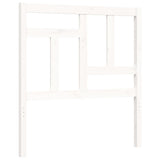 Bed Frame without Mattress White 90x200 cm Solid Wood Pine 3193127