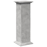 Display Stand with Storage Concrete Grey 31x30x90 cm Engineered Wood 854610