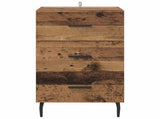 Bedside Cabinet Old Wood 40 x 40 x 66 cm Engineered Wood 882134