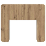 Headboard Cabinet Artisan Oak 80 cm Engineered Wood 8001191