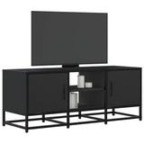 TV Cabinet Black 100x35x41 cm Engineered Wood and Metal 848834