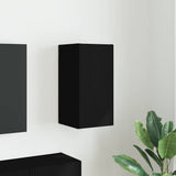 TV Wall Cabinet Black 30 x 31 x 60 cm Engineered Wood 892271