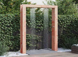 Outdoor Shower 226 cm Solid Douglas Wood and Stainless Steel 886342