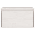 ZNTS TV Cabinets 3 pcs White Solid Wood Pine 3100120