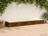 4-Piece Seat Cushions SOEST 4 pcs 100% Polyester Cream 944678