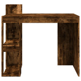 Office Desk Smoked Oak 103.5x56.5x94 cm Engineered Wood 847979