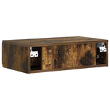 Wall-Mounted Side Table Smoked Oak 59 x 34.5 x 17 cm 898320